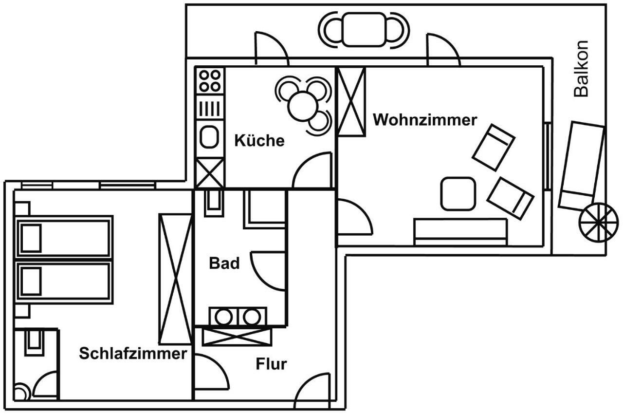 אוברסטדורף Ferienwohnungen Scheibenhaus מראה חיצוני תמונה